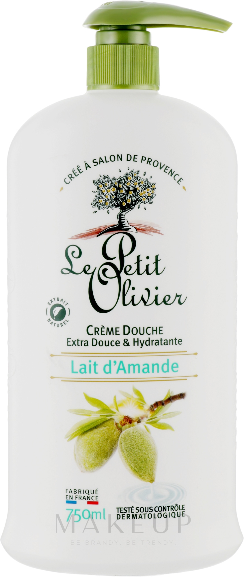 Creme-Duschgel mit Mandelmilch - Le Petit Olivier Extra Gentle Almond Milk Shower Creams — Bild 750 ml