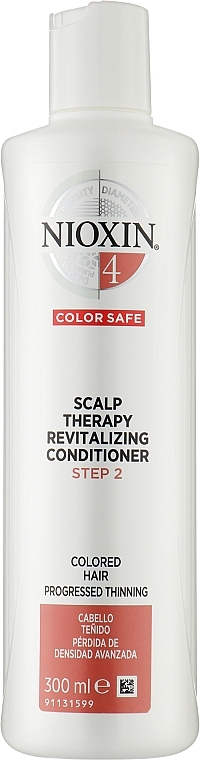 Haarspülung für coloriertes Haar - Nioxin '4' Scalp Therapy Revitalising Conditioner — Bild N1