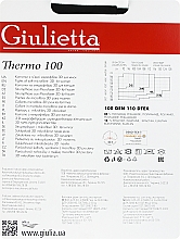 Strumpfhose Thermo 100 Den nero - Giulietta — Bild N2