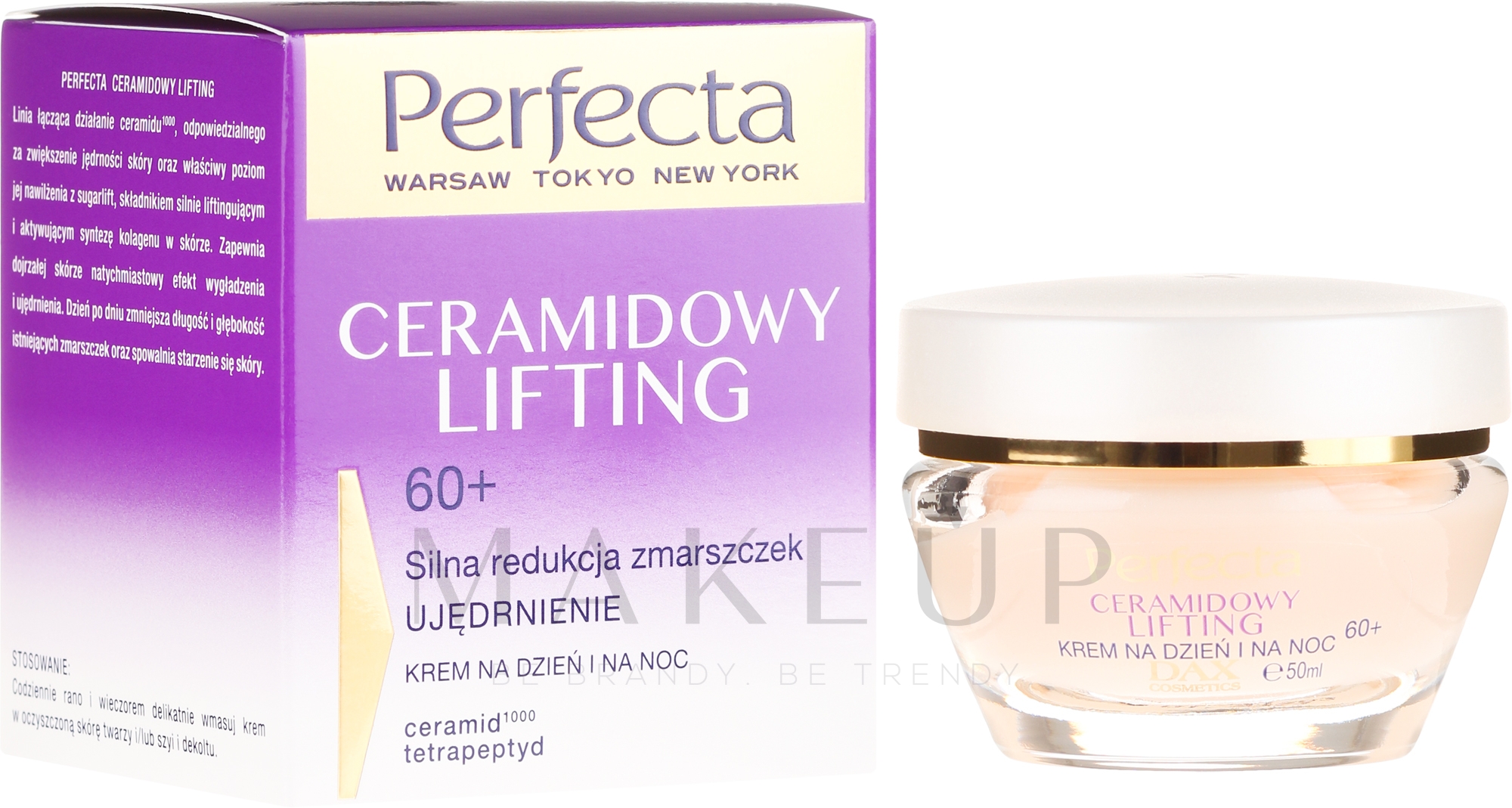 Straffende Anti-Falten Gesichtscreme mit Lifting-Effekt 60+ - Perfecta Ceramid Lift 60+ Face Cream — Bild 50 ml