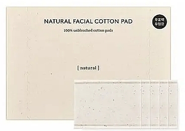 Natürliche Baumwollscheiben für das Gesicht	 - Hyggee Natural Facial Cotton Pads — Bild N1