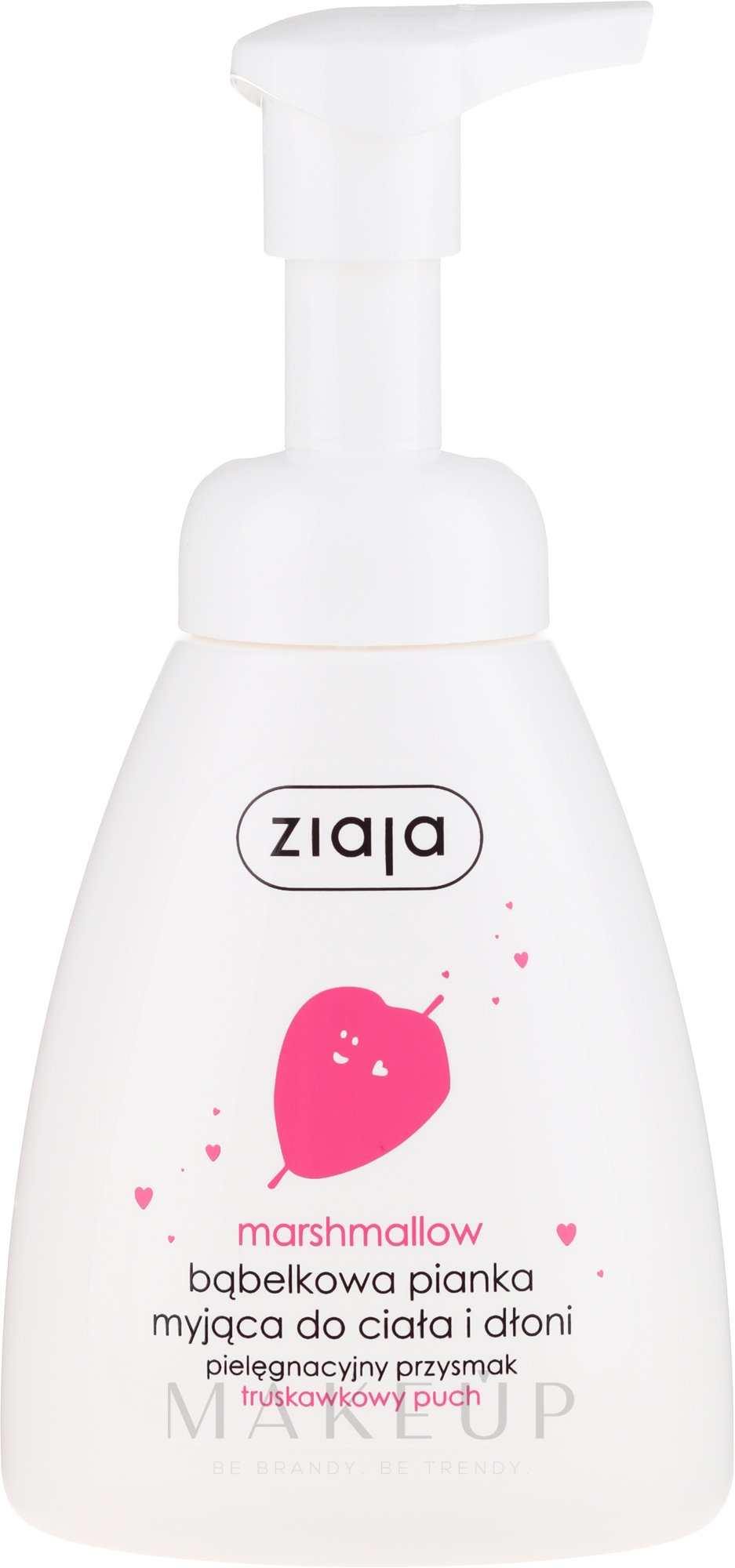 Waschschaum für Körper und Hände mit Marshmallow-Duft - Ziaja — Bild 250 ml