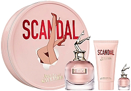 Düfte, Parfümerie und Kosmetik Jean Paul Gaultier Scandal - Duftset (Eau de Parfum 80ml + Eau de Parfum Mini 6ml + Körperlotion 75ml)