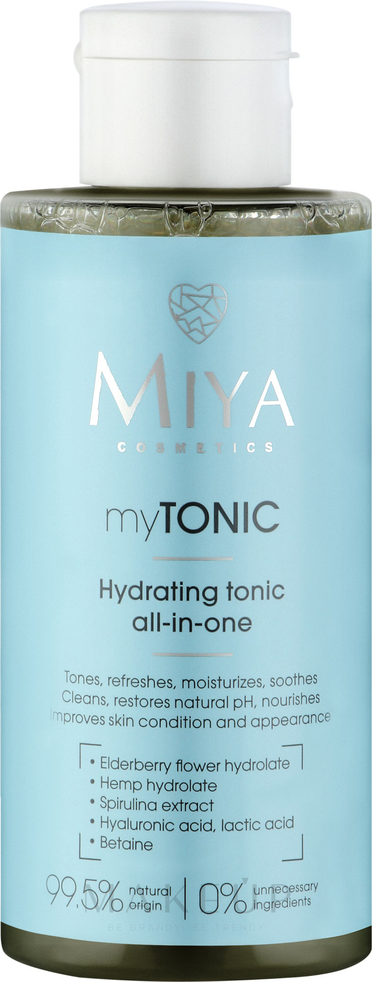Feuchtigkeitsspendendes Gesichtswasser - Miya Cosmetics My Tonic Moisturizing Tonic All-In-One — Bild 150 ml