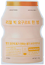Gesichtsmaske mit Mango und Joghurtextrakt - A'Pieu Real Big Yogurt One-Bottle Mango — Bild N1
