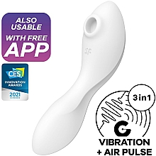 Vakuum-Stimulator weiß - Satisfyer Curvy Trinity 5+ — Bild N2