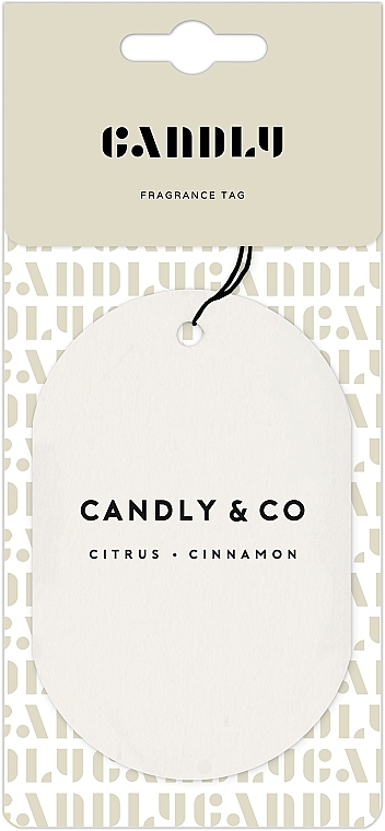 Auto-Lufterfrischer - Candly & Co No.3 Candle Cytrusy/Cynamon — Bild N1