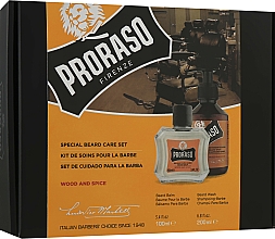 Düfte, Parfümerie und Kosmetik Bartpflegeset - Proraso Wood And Spice (Bartshampoo 200ml + Bartbalsam 100ml)