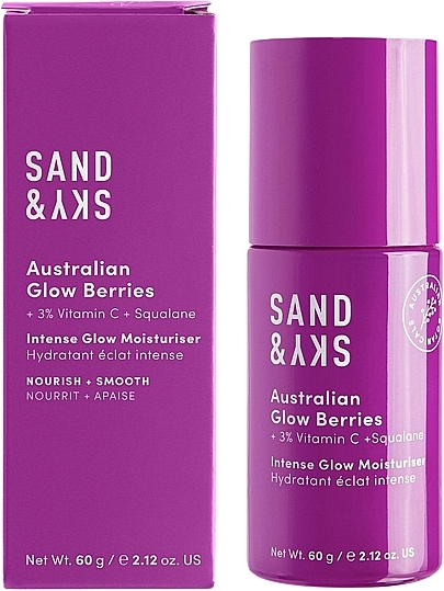 Intense Feuchtigkeitscreme für mehr Leuchtkraft - Sand & Sky Australian Glow Berries Intense Glow Moisturiser — Bild N1