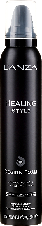 Haarstylingmousse mit Keratin - L'anza Healing Style Design Foam — Bild N1