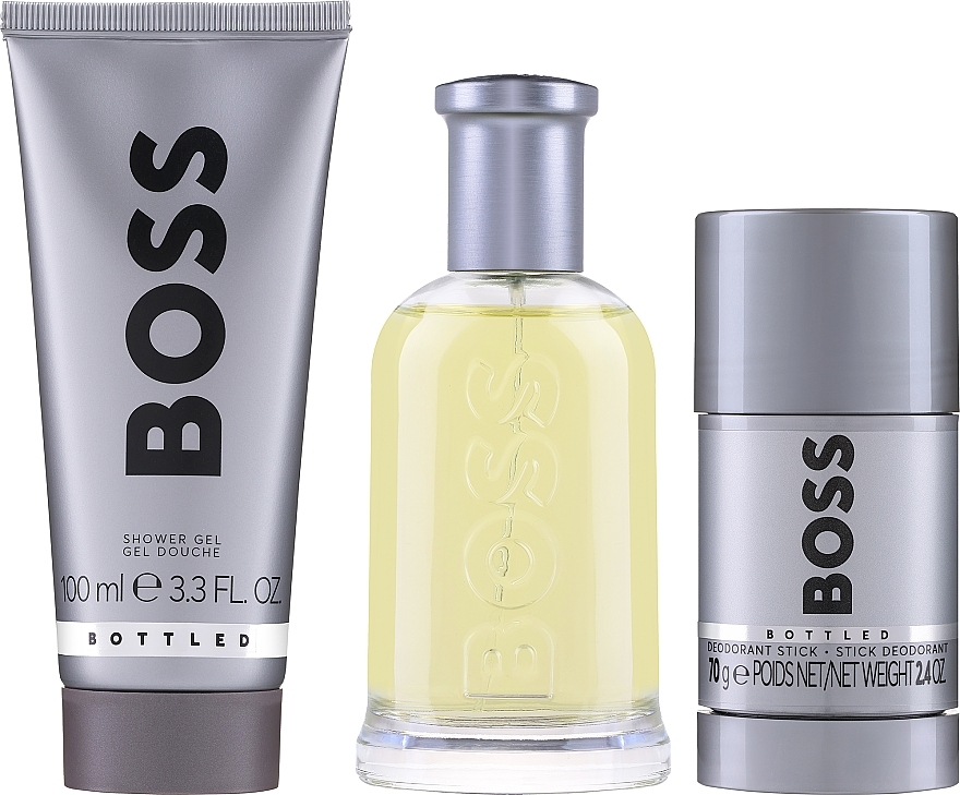 Hugo Boss Boss Bottled - Duftset (Eau de Toilette 100ml + Deodorant 75ml + Duschgel 100ml)  — Bild N2