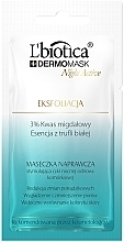 Düfte, Parfümerie und Kosmetik Peeling-Nachtmaske - L'Biotica Dermoask Night Active Exfoliation