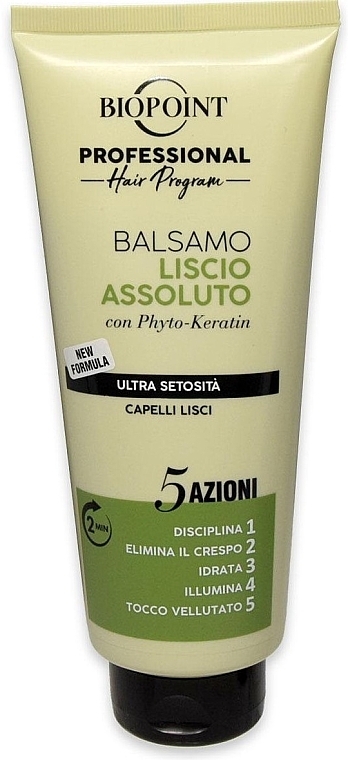 Balsam für widerspenstiges und lockiges Haar - Biopoint Liscio Assoluto Balsamo — Bild N1