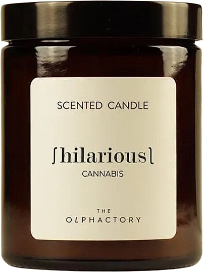 Duftkerze im Glas - Ambientair The Olphactory Hilarious Cannabis Candle — Bild N1