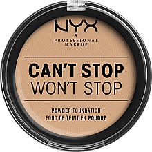 Düfte, Parfümerie und Kosmetik Puder-Foundation - NYX Professional Makeup Can't Stop Won't Stop Powder Foundation