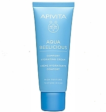 Reichhaltige feuchtigkeitsspendende Gesichtscreme - Apivita Aqua Beelicious Comfort Hydating Cream Rich Texture — Bild N1