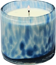 Duftkerze im Glas - Paddywax Luxe Hand Blown Bubble Glass Candle Blue Black Fig — Bild N1