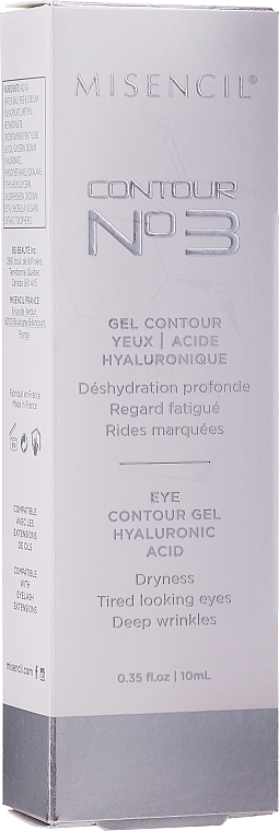 Augenkonturgel №3 - Misencil Eye Contour Gel Hyaluronic Acid — Bild N2