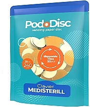 Düfte, Parfümerie und Kosmetik Ersatz-Pedikürescheiben L 240/25 mm 50 St.  - Clavier Medisterill PodoDisc 