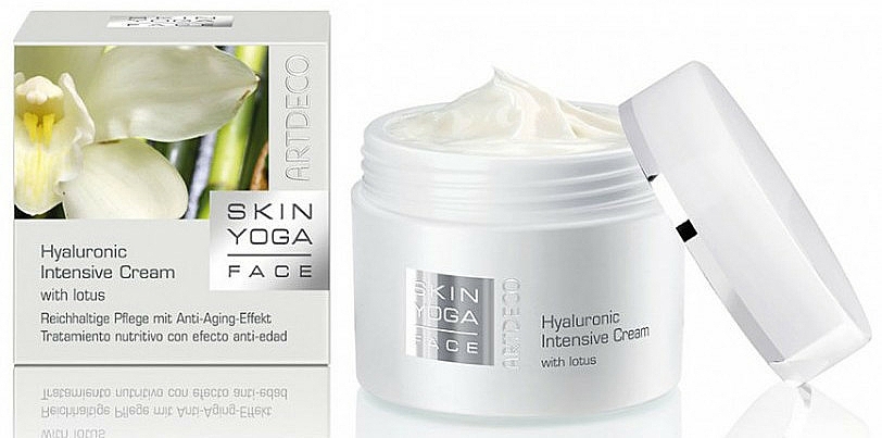Reichhaltige Anti-Aging Gesichtspflege mit Lotus und Hyaluronsäure - Artdeco Skin Yoga Hyaluronic Intensive Cream With Lotus — Bild N1