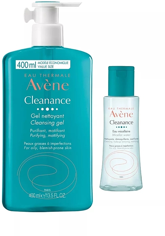 Set - Avene Cleanance (f/gel/400ml + micellar/water/100ml) — Bild N1