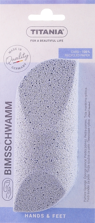 Bimsstein klein 3000/6 K grau-lila - Titania — Bild N1