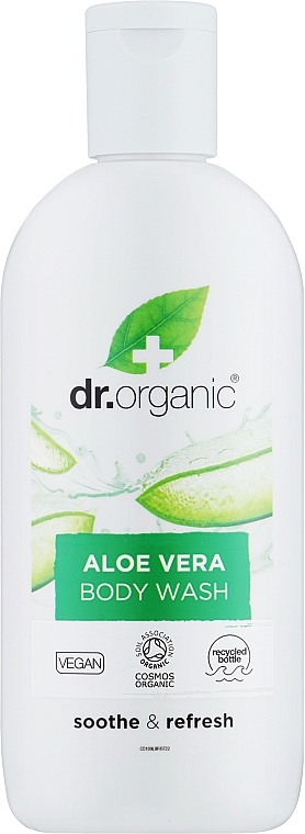 Duschgel mit Aloe Vera - Dr. Organic Aloe Vera Body Wash — Bild N1