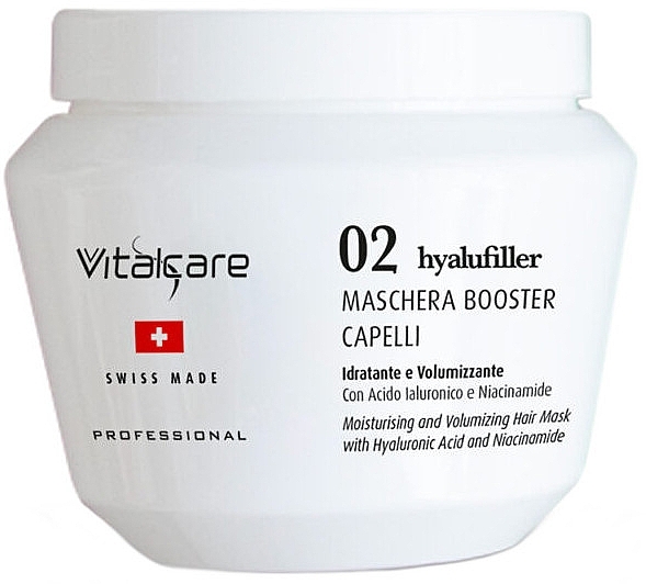 Maske-Booster für das Haar - Vitalcare Professional Hyalufiller Made In Swiss Mask Booster  — Bild N1