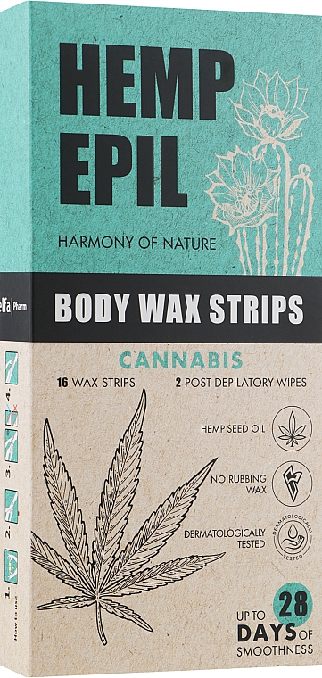 Wachsstreifen für den Körper - Hemp Epil Body Wax Strips — Bild N1