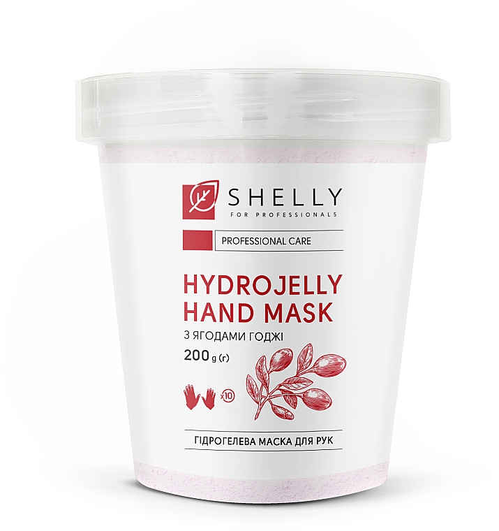 Hydrogel-Handmaske mit Goji-Beeren - Shelly Professional Hydrojelly Hand Mask — Bild N1