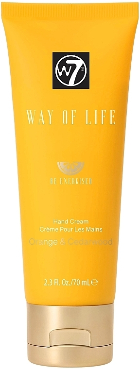 Handcreme Orange und Zeder - W7 Way of Life Hand Cream Be Energised  — Bild N1