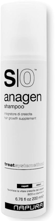 Shampoo mit stärkender Wirkung und Wachstumsaktivator - Napura S0 Anagen Shampoo — Bild 200 ml