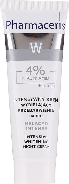 Intensiv aufhellende Nachtcreme mit 4% Niacinamid - Pharmaceris Melacyd Intense Whitening Night Face Cream — Bild N1