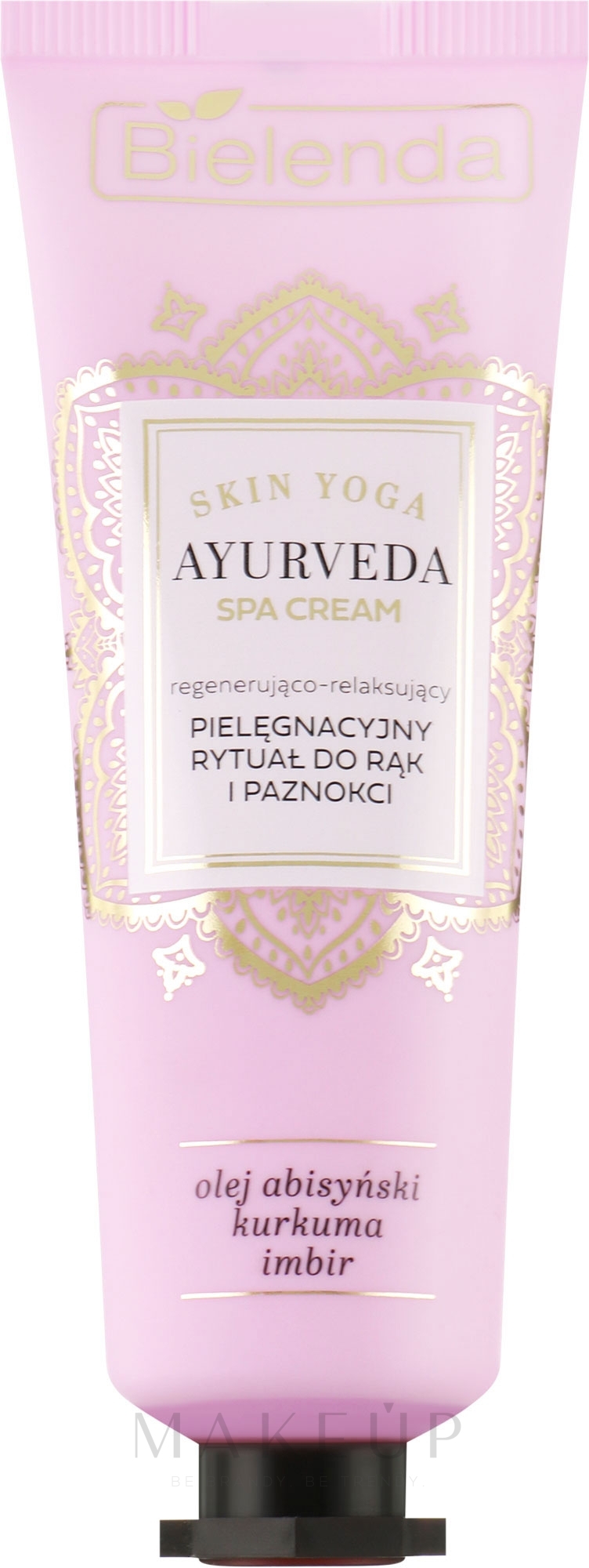 Revitalisierende und entspannende Handcreme - Bielenda Ayurveda Skin Yoga Hand Cream — Bild 50 ml