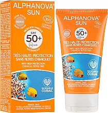 Tönungscreme mit Sonnnenschutz SPF 50+ - Alphanova Alphanova Sun Tinted Cream SPF 50+ — Bild N1