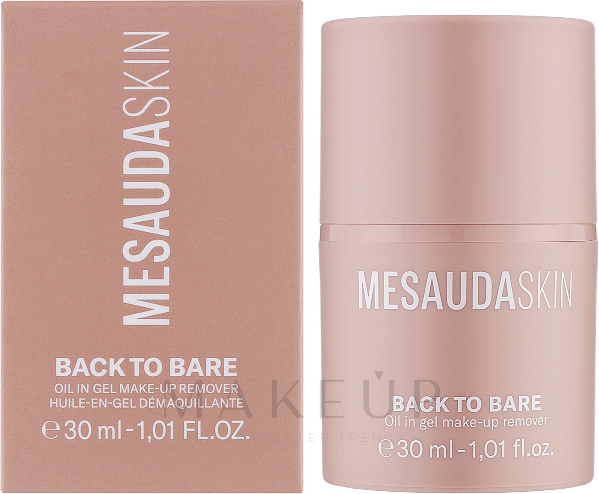 Mesauda Skin Back to Bare Oil in Gel Make-Up Remover - Flüssiger Make-up-Entferner — Bild 30 ml
