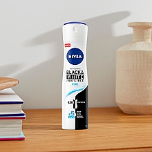 Deo Spray Antitranspirant - NIVEA Black & White Invisible Pure Fashion Edition 48H Protection — Bild N5