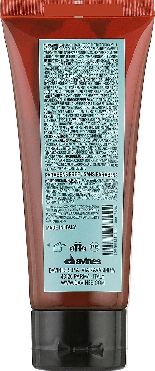Feuchtigkeitsspendende Haarspülung mit Echinacea-Extrakt für mehr Glanz - Davines Well Being Conditioner — Bild N2