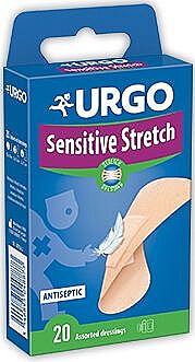 Medizinisches Pflaster mit Antiseptikum - Urgo Sensitive Stretch — Bild N1