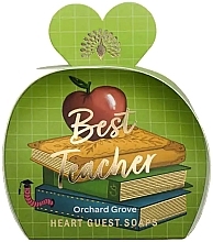 Seifenset - The English Soap Company Occasions Collection Best Teacher Heart Guest Soaps (Seife 3x20g)  — Bild N1