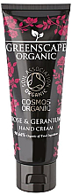 Düfte, Parfümerie und Kosmetik Handcreme Rose & Geranie - Greenscape Organic Hand Cream Rose & Geranium