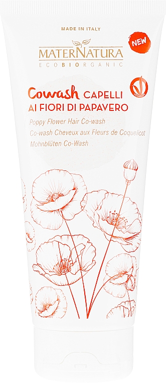 Conditioner mit Mohnblume - MaterNatura "Co-Wash" Conditioner With Poppy Flower — Bild N1