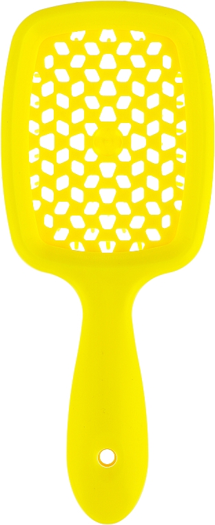 Haarbürste Neon Gelb - Janeke Small Superbrush Neon Yellow — Bild N2