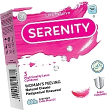 Natürliche klassische Kondome 3 St. - Serenity Woman`s Feeling Naturee Classic — Bild N1