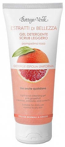 Waschgel mit rosa Grapefruitextrakt - Bottega Verde Beauty Extracts Pink Grapefruit Face Cleansing Gel — Bild N1