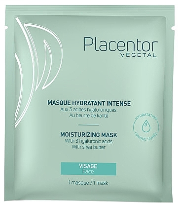 Feuchtigkeitsspendende Gesichtsmaske - Placentor Vegetal Moisturizing Mask — Bild N1