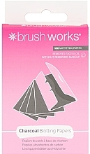 Düfte, Parfümerie und Kosmetik Löschpapierblätter mit Aktivkohle - Brushworks Charcoal Blotting Papers