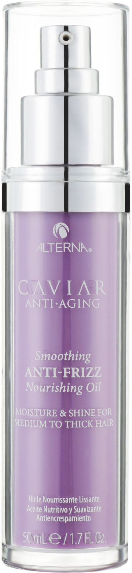 Glättendes und nährendes Anti-Frizz Haaröl - Alterna Caviar Anti-Aging Smoothing Anti-Frizz Nourishing Oil — Bild 50 ml