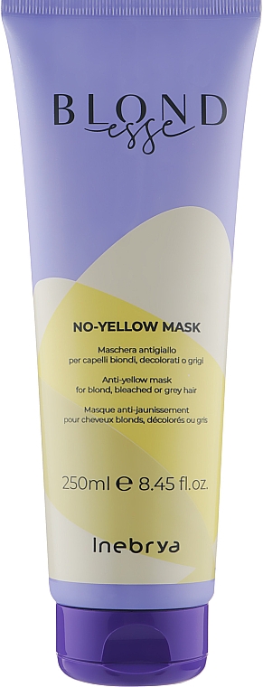 Neutralisierende Maske für blondes Haar - Inebrya Blondesse No-Yellow Mask — Bild N1