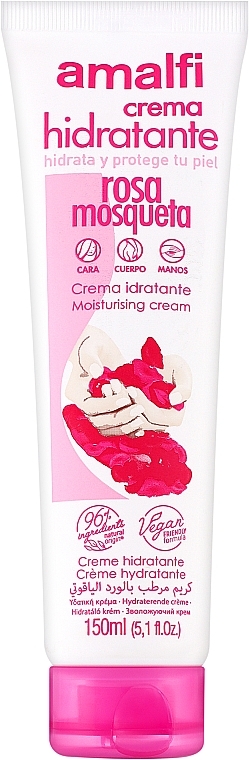 Feuchtigkeitsspendende Handcreme mit Hagebutte - Amalfi Crema Hidratante Rosa Mosqueta — Bild N1